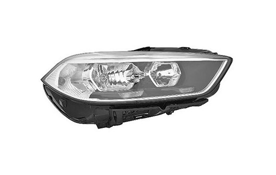 Headlight 0597962 Van Wezel