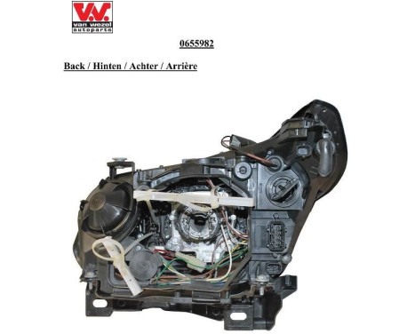 Headlight 0655982 Van Wezel, Image 2