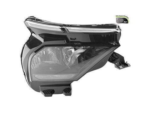 Headlight 0989962V Van Wezel