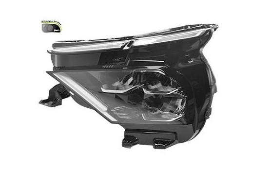 Headlight 0989965V Van Wezel