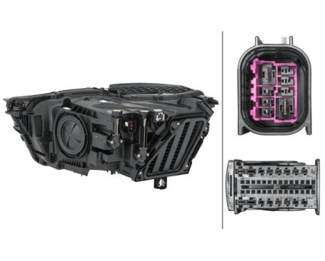 HEADLIGHT 1 EX 1EX 354 870-141 Hella, Image 2