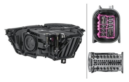 HEADLIGHT 1 EX 1EX 354 870-141 Hella, Image 2
