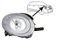 Headlight 1609964 Van Wezel
