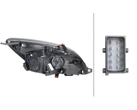 Headlight 1EE 354 830-021 Hella, Image 2