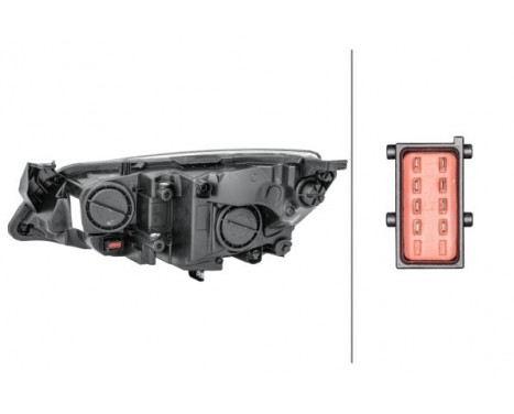 Headlight 1EG 010 011-621 Hella, Image 2