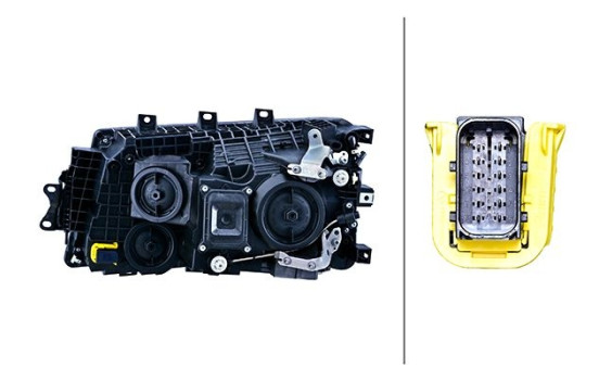 Headlight 1EH 014 541-061 Hella, Image 2