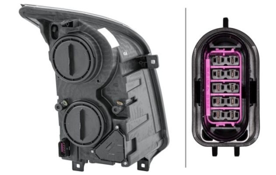 Headlight 1ER 011 592-051 Hella, Image 2