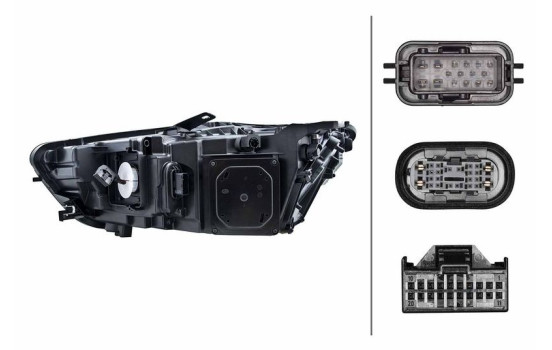 Headlight 1EX 011 151-461 Hella, Image 2