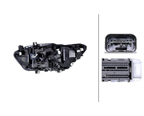 Headlight 1EX 011 930-921 Hella, Image 2