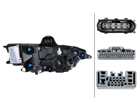 Headlight 1EX 013 507-911 Hella, Image 2