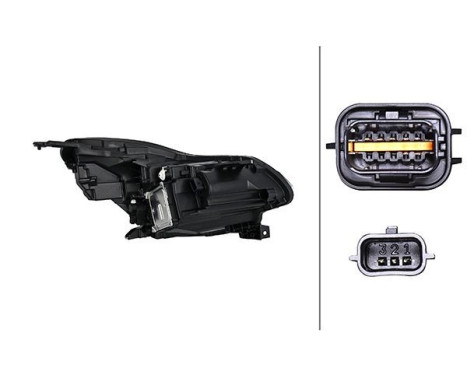 Headlight 1EX 013 930-611 Hella, Image 2
