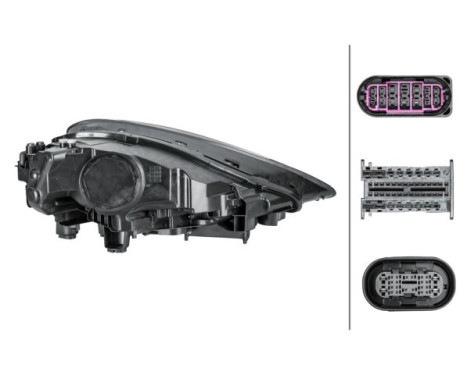 Headlight 1EX 014 690-071 Hella, Image 2