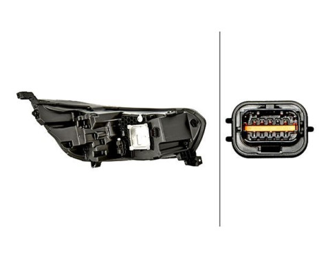 Headlight 1EX 014 721-611 Hella