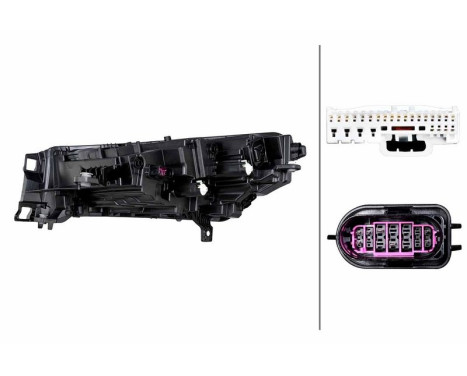 Headlight 1EX 014 773-921 Hella, Image 2