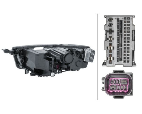 Headlight 1EX 014 891-421 Hella, Image 2