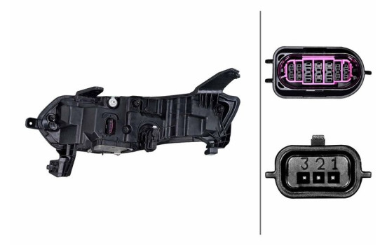 Headlight 1EX 015 142-821 Hella, Image 2