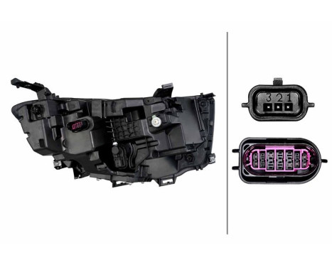Headlight 1EX 015 152-611 Hella, Image 2