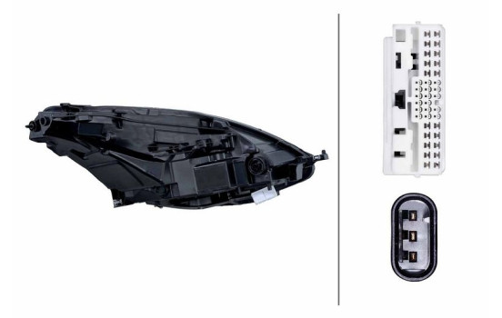 Headlight 1EX 015 319-711 Hella, Image 2