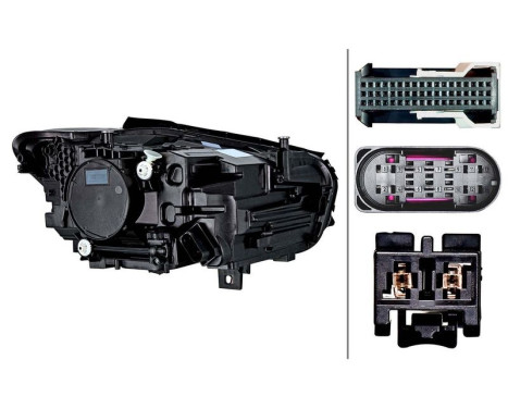 Headlight 1EX 015 558-311 Hella