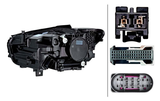 Headlight 1EX 015 558-321 Hella