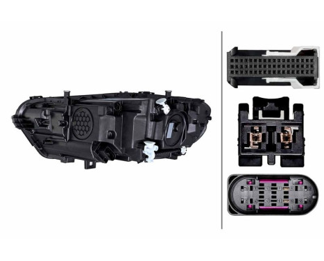 Headlight 1EX 015 569-621 Hella, Image 2