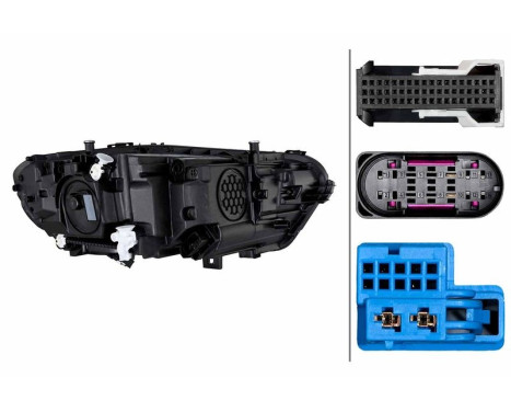 Headlight 1EX 015 569-711 Hella, Image 2