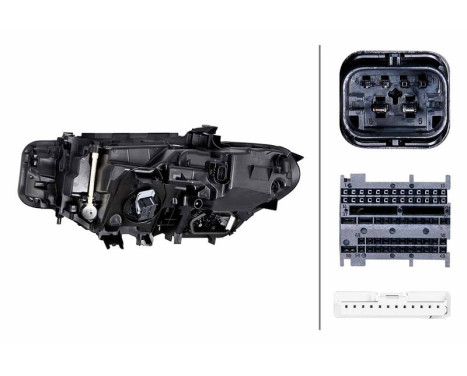 Headlight 1EX 016 808-761 Hella, Image 2