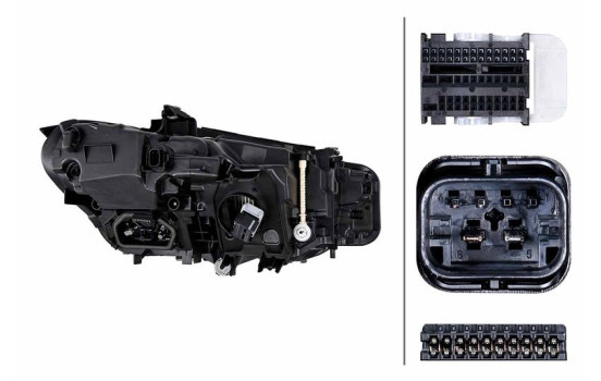 Headlight 1EX 016 809-711 Hella, Image 2