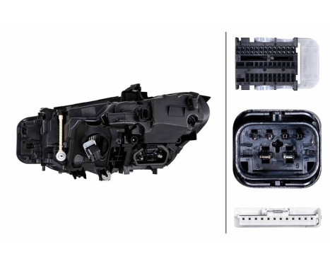 Headlight 1EX 016 809-721 Hella, Image 2