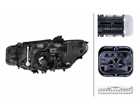 Headlight 1EX 016 809-751 Hella, Image 2