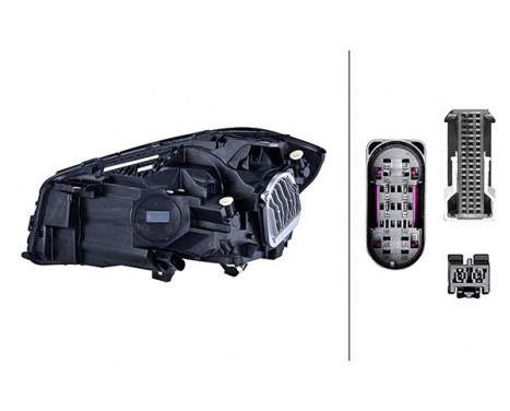 HEADLIGHT 1EX 1EX354 879-021 Hella, Image 2