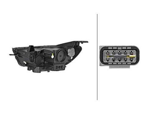Headlight 1EX 354 862-081 Hella, Image 2