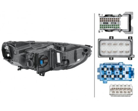 Headlight 1EX 354 869-111 Hella, Image 2