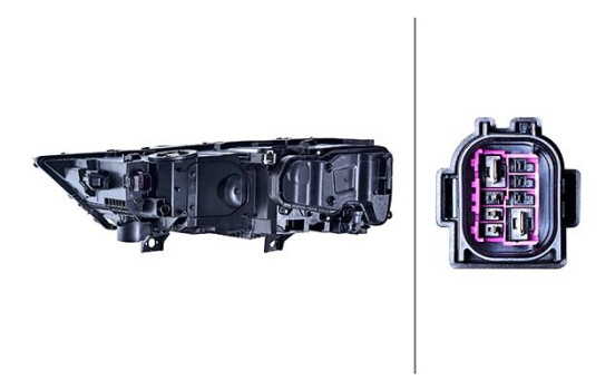 Headlight 1EX 354 881-021 Hella, Image 2
