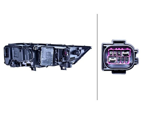 Headlight 1EX 354 881-131 Hella, Image 2