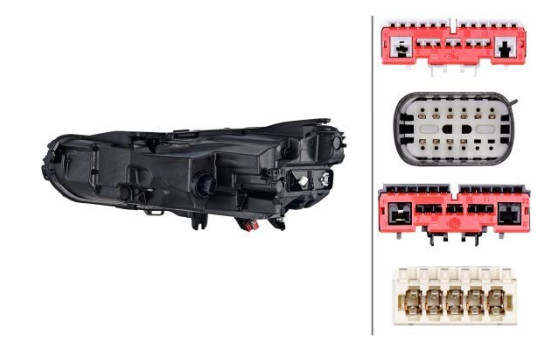 Headlight 1EX 354 882-061 Hella, Image 2