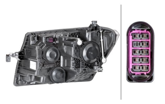 Headlight 1LB 012 830-041 Hella, Image 2