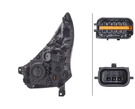 Headlight 1LE 011 565-181 Hella, Image 2