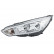 Headlight 1LE 354 827-031 Hella