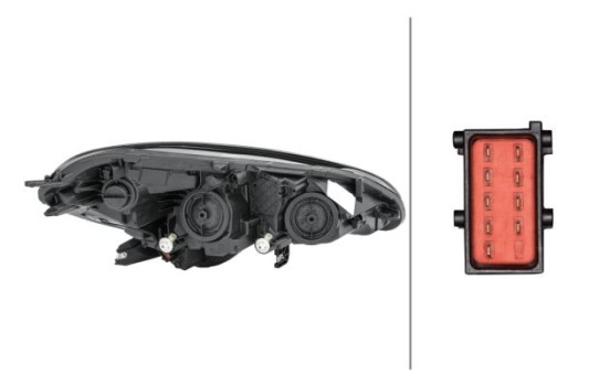 Headlight 1LF 011 830-031 Hella, Image 2