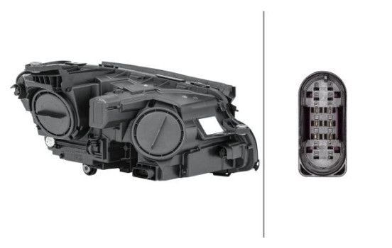 Headlight 1LG 012 076-071 Hella, Image 2