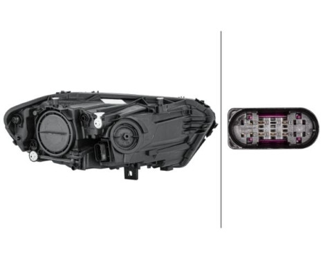 Headlight 1LG 015 091-031 Hella, Image 2