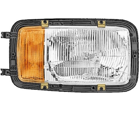 Headlight 1LH 002 658-521 Hella