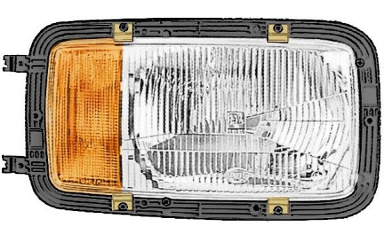 Headlight 1LH 002 658-521 Hella