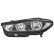 Headlight 1LH 011 811-131 Hella