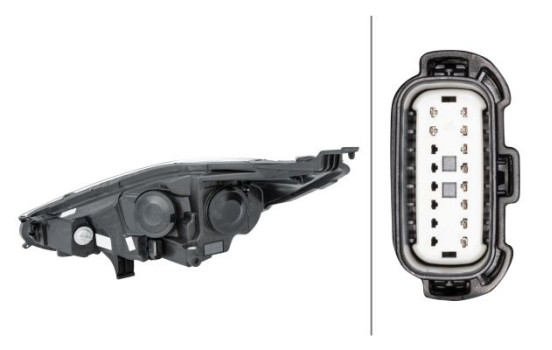 Headlight 1LL 354 803-101 Hella, Image 2