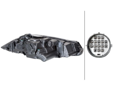 Headlight 1LL 354 815-091 Hella, Image 2