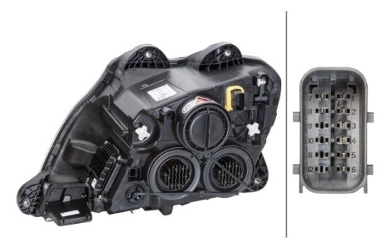 Headlight 1LX 010 116-801 Hella, Image 2