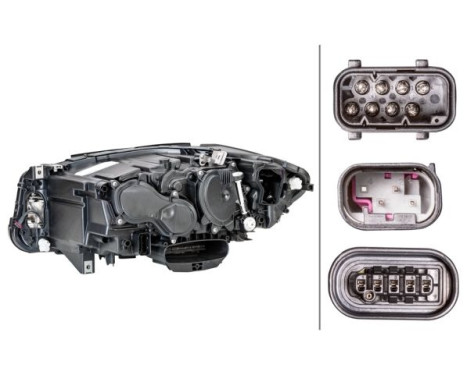 Headlight 1LX 011 072-941 Hella, Image 2