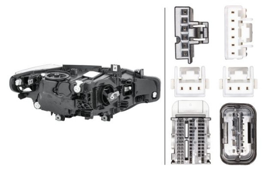Headlight 1LX 012 102-931 Hella, Image 2
